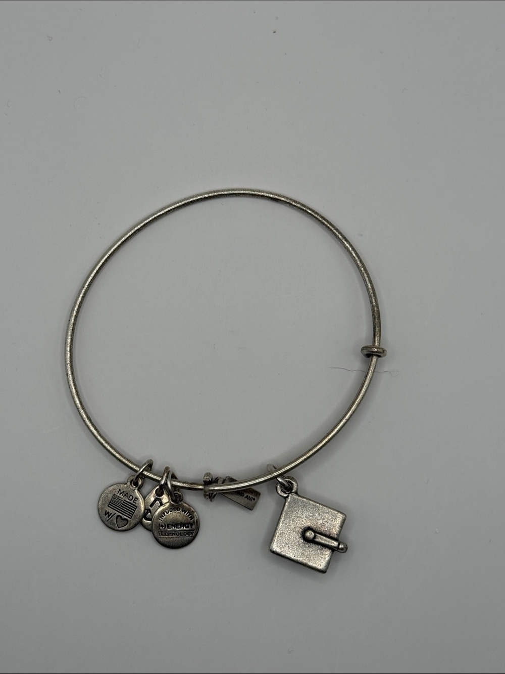 Alex and Ani - 2014 Graduation Cap Silver Bracelet